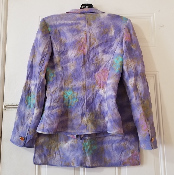 Emanuel Ungaro 2 piece Set Skirt and Blazer Size 10 - Picture 12 of 15